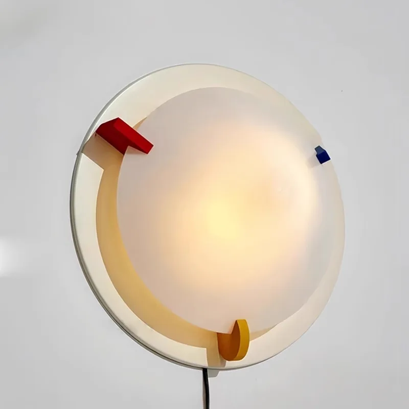 Medieval minimalist ceiling light, children's bedroom circular light, designer package, study light