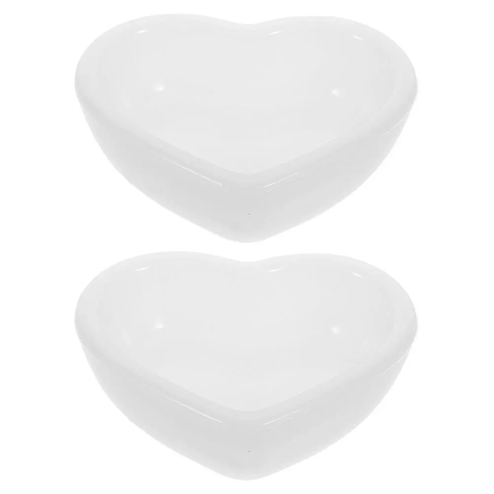 

2Pcs Heart Shape Jewelry Tray Silicone Mold Reusable Epoxy Resin for Crafting and Organizing Heart Shape Mold Resin Molds Tray