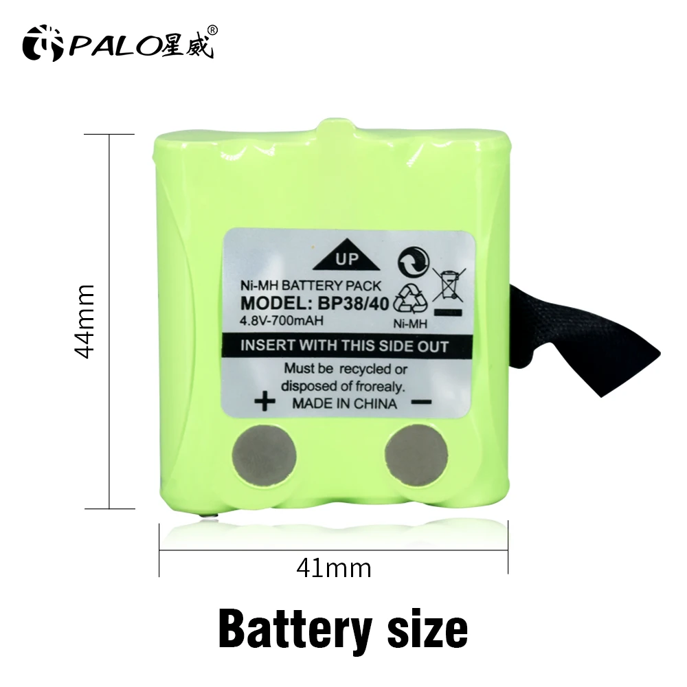 4.8v 700mAh Model BP38/40 Environmentally Friendly Ni-MH Battery Pack Cordless Phone Battery