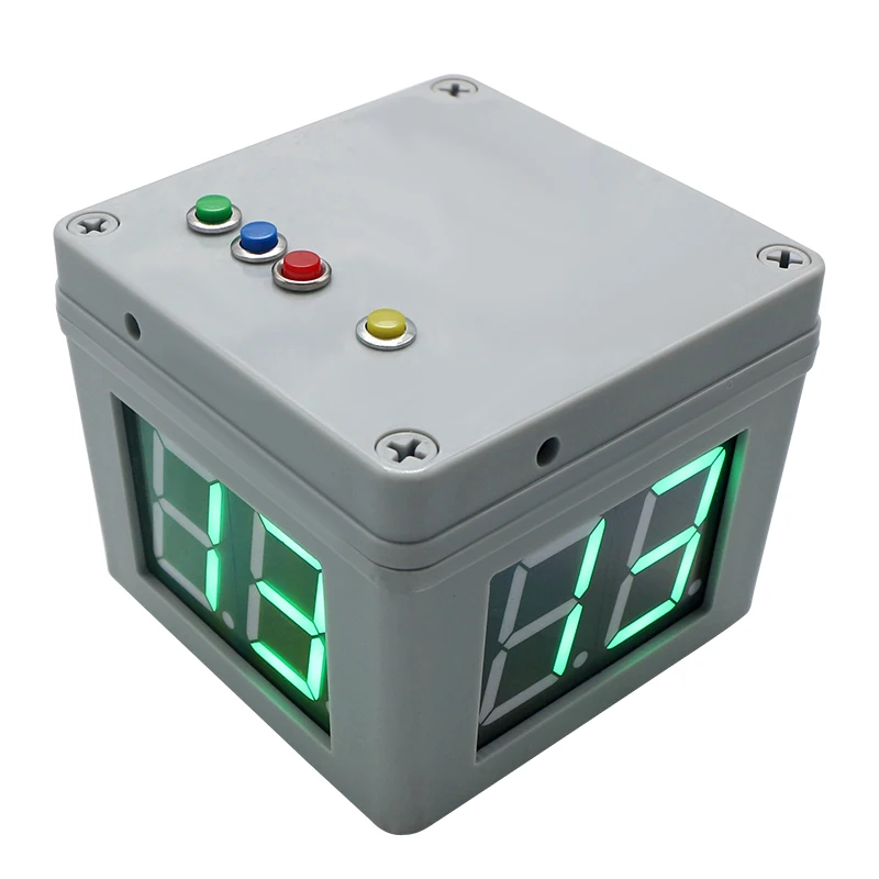 [Ganxin] Display  Clock on Four Sides Digital LED Electronic Timing Alarm Clock Chess Timer