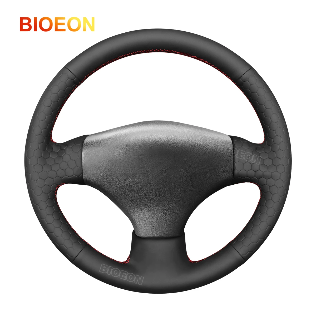 

Кожаный чехол на руль автомобиля Bioeon Black Hive для Peugeot 206 2001-2009/206 SW 2002-2007