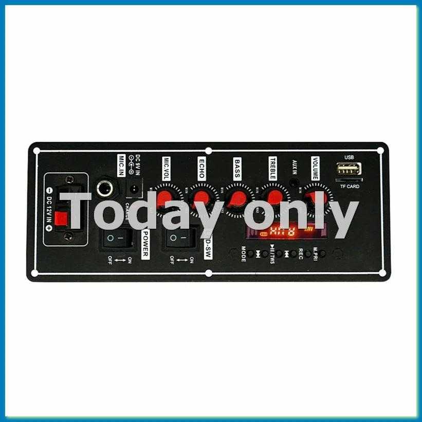 20W Bluetooth Audio-Decoder-Verstärkerplatine 7.4V MP3 Subwoofer Mikrofon-Verstärker Auto-Musikverlustfreier Heavy-Bass-Sound-A25R
