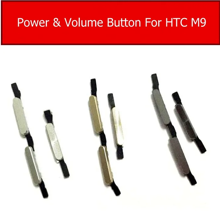 on/off Power & Volume Side Button For HTC One M9 Hima Volume Audio Control Side Key+Power Button Switch Flex Cable Repair arts