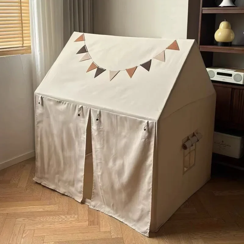 Indoor Kids Tent Playhouse Princess Girl Safe Cozy Hut Secret Base Toy House Indoor Children's Tent Baby Game House