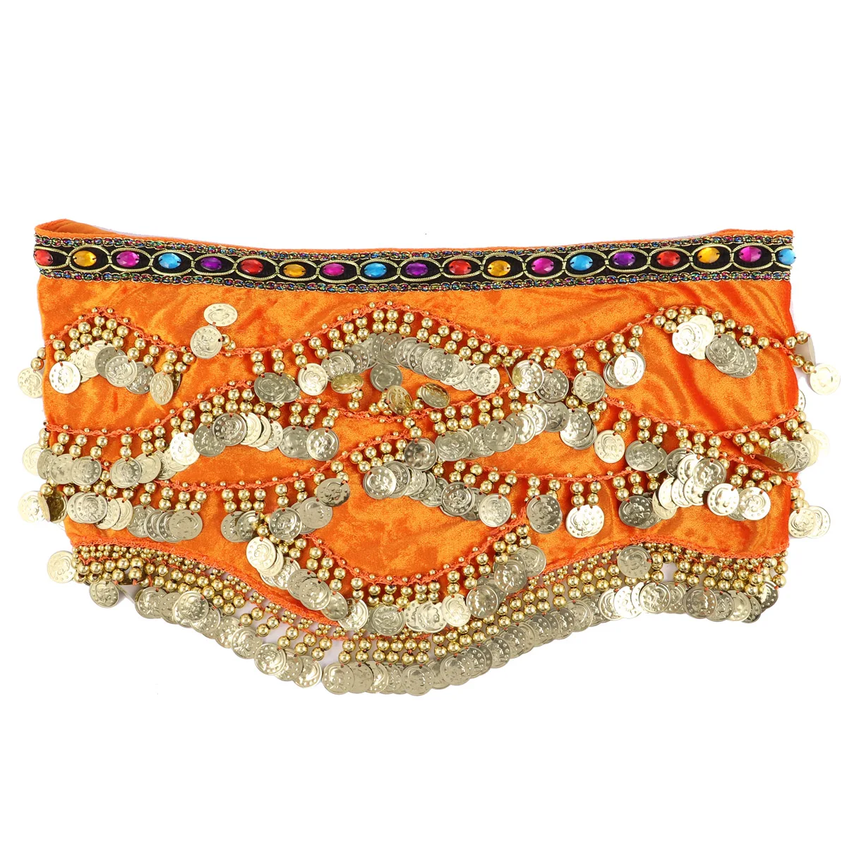 

Exquisite Indian Belly Dance Hip Scarf Women Waist Belt Lightweight Sexy Scarves For Tennis Half Skirt Decorated