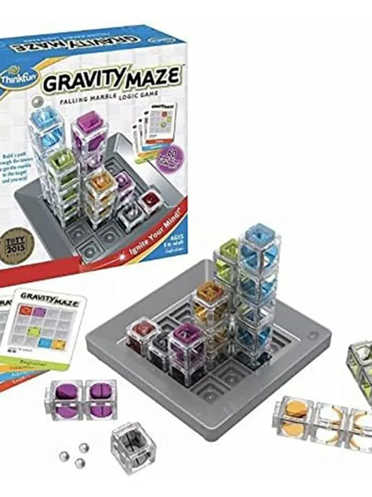 Labirynt Montori z kulkami, gra logiczna, zabawka STEM dla dzieci, zabawna zabawka Eonal, labirynt z puzzlami.