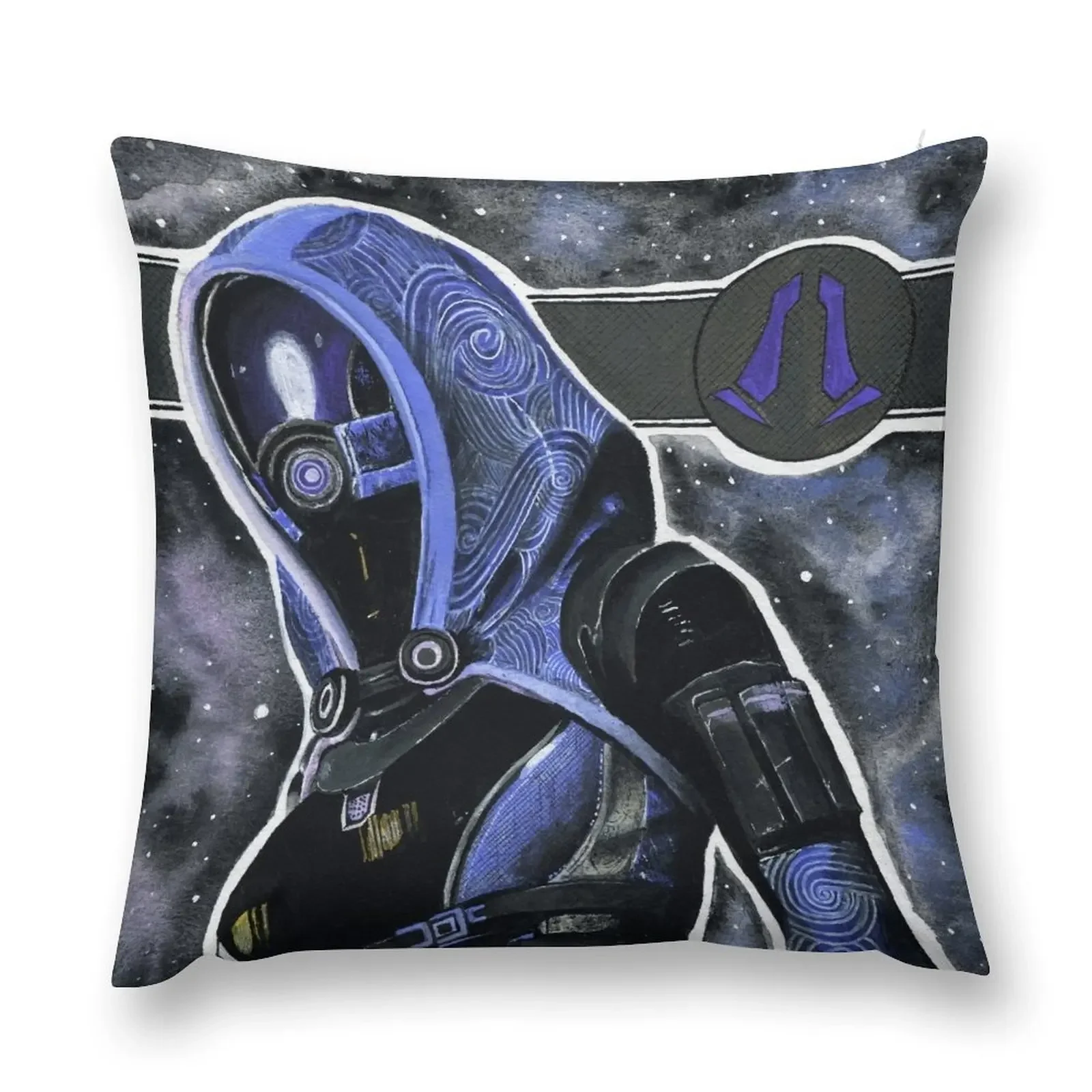 

Mass Effect Tali Zorah Throw Pillow christmas decorations for home 2025 anime girl pillow