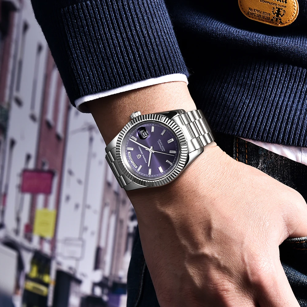 PAGANI DESIGN neue Herrenuhr DD40 Luxus Retro Automatik Herren mechanische Uhr Japan NH36AMovt Saphirglas Edelstahl