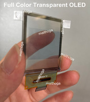IPS 1.5 inch 15PIN Full Color Transparent OLED Screen LD7318 Drive IC 128(RGB)*64 SPI Interface