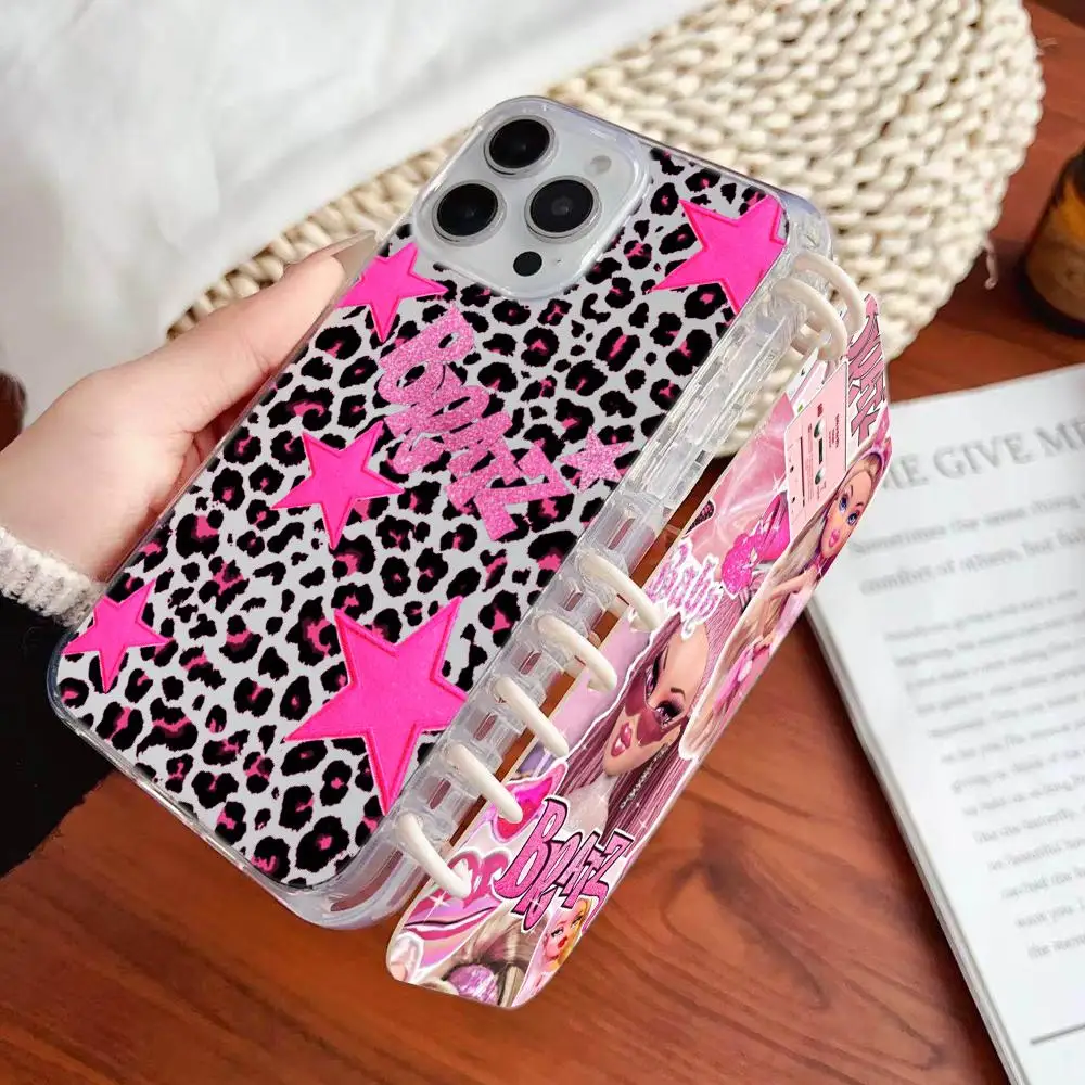 Fashion Lovely Doll Bratz Phone Case Flip-top Shell FOR IPhone 17 16 15 14 12 17Pro 15 16 Plus 13 11 Pro MAX Cover view 2