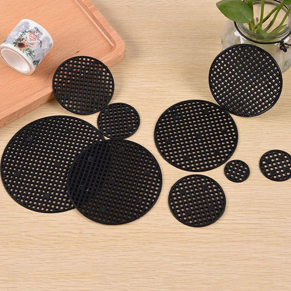 

1Set Flowerpot Pads Plastic Mesh Pot Bottom Grid Mat for Bonsai Plant Root Airflow Soil Leak Prevention Flowerpot Pads