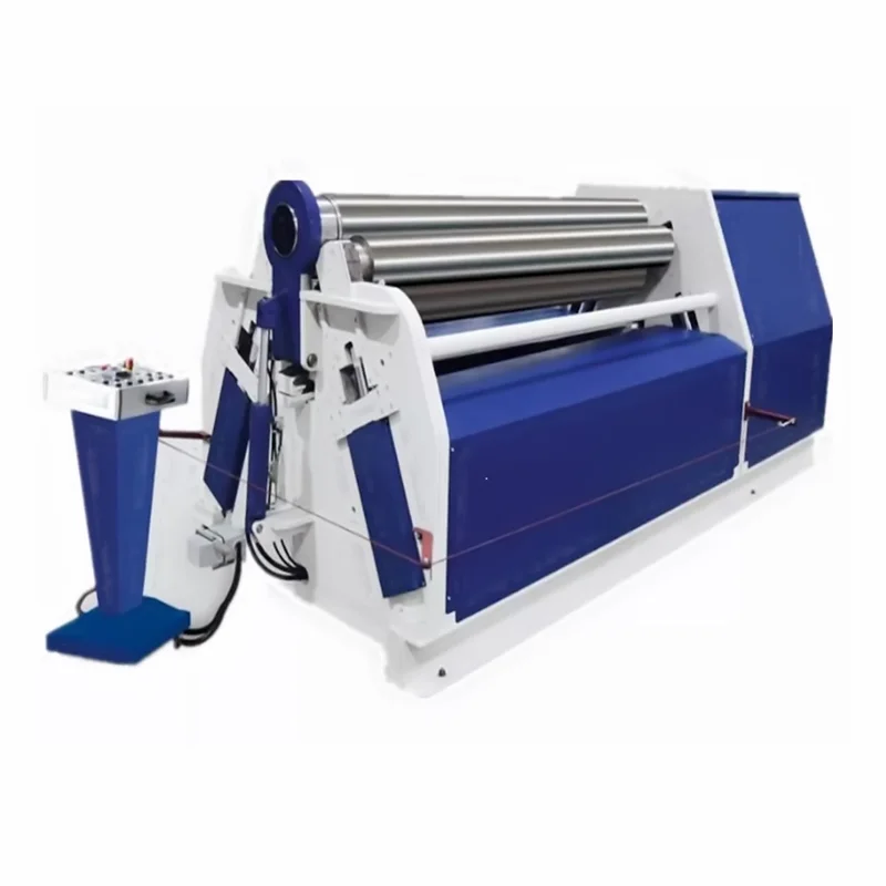 Up to 6mm Thickness Stainless Steel 4 Rolling Plate Metal Bending Machine