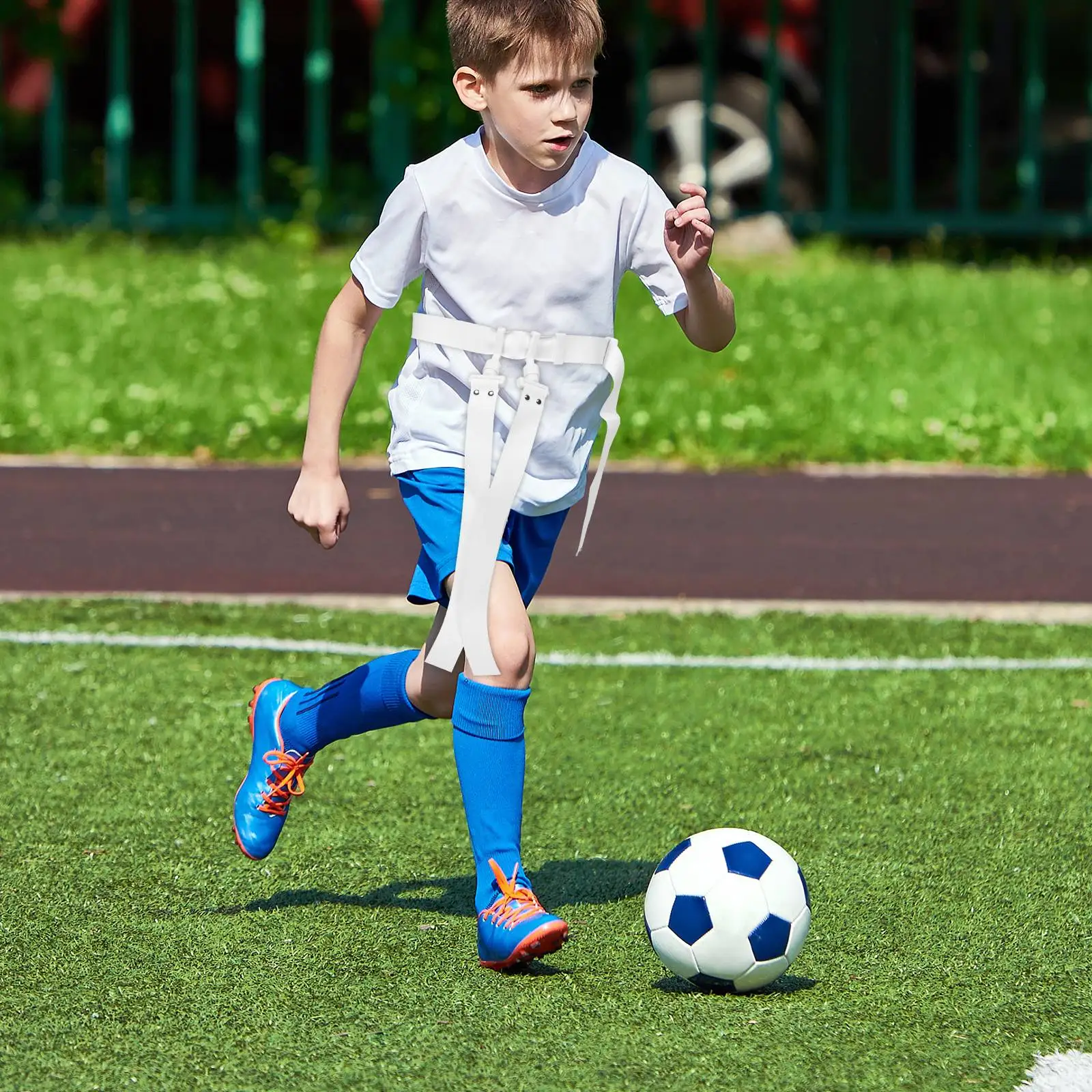 1 قطعة كرة القدم سميكة الخصر أعلام مشبك حزام ل PE إكسسوارات رياضية قابل للتعديل فريق الرياضة الرجبي أحزمة كرة القدم الهواء