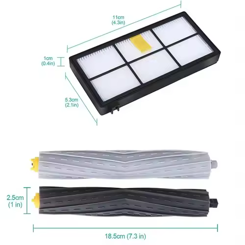 For iRobot Roomba 800 900 Series 860 870 880 890 966 980 Vacuum Cleaner Side Roller Brush Parts Hepa Filter Wheel Replacement - Image 2
