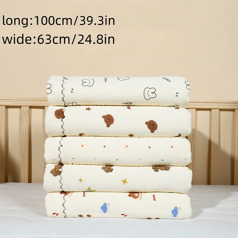 Printed crepe baby mattress A class gauze household children\'s mattress comfortable kindergarten mattress