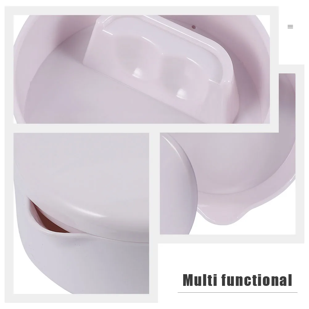 

2 Pcs Multifunctional Ink Bucket Plate Calligraphy Pen Tray Bowl Holder Japanese Dish Durable Inkwell