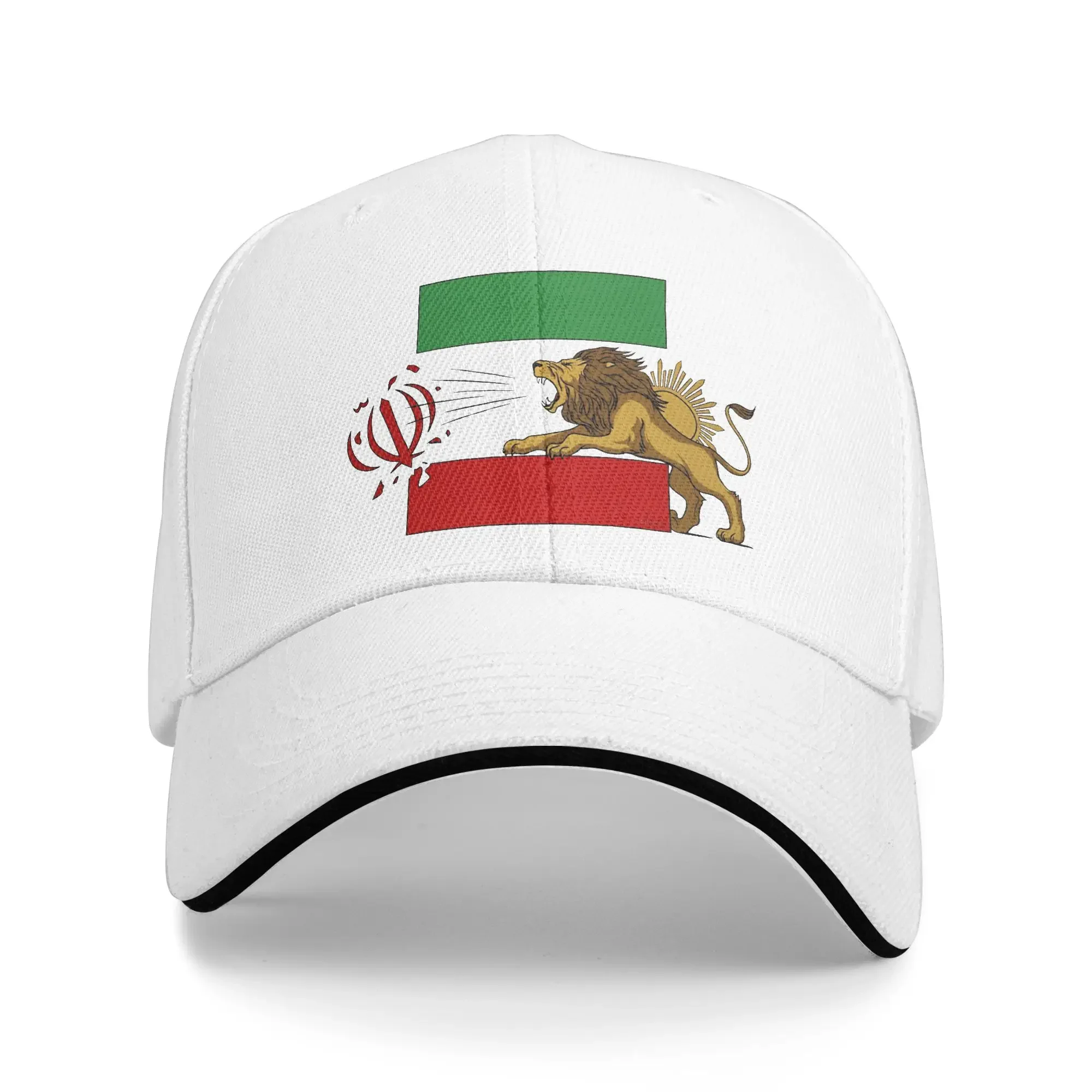 New Iran The Return Of The Lion And Sun  Baseball Cap  Outdoor Sport Sunscreen Hip Hop Hats Men Women Stylish Custom Snapback Ca