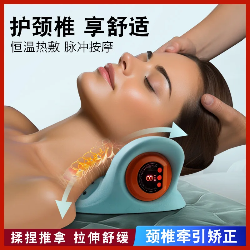 

Multifunctional Shoulder and Neck Massage Instrument Massage Pillow Portable Vehicle-Mounted Household Kneading NeckEMS