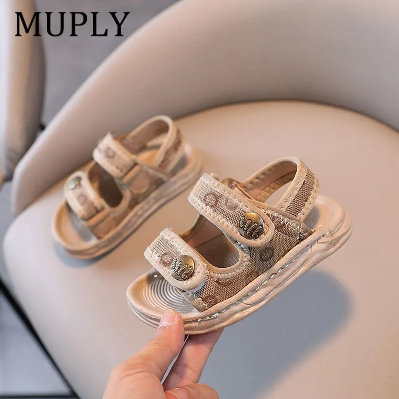 

2026 New Arrivals Boys and Girls Sandals Children's Shoes Comfortable Soft Sole Summer Baby Shoes Beach Shoes Leisure Outdoor