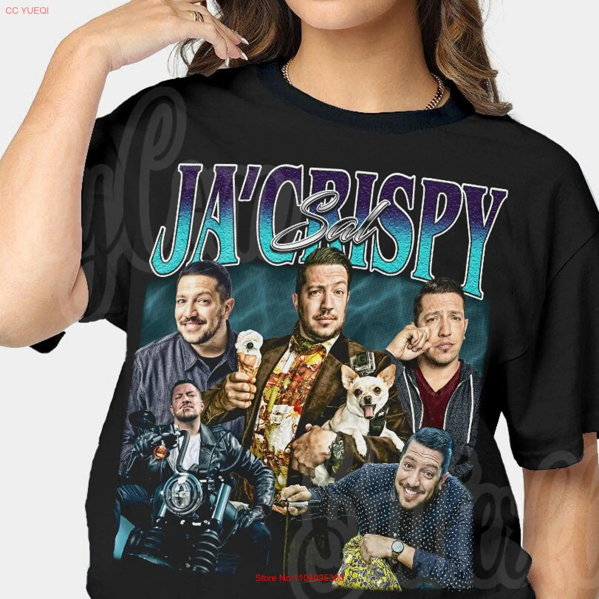 Ja Crispy Sal T Shirt Vulcano Essential Impractical Jokers long or short sleeves