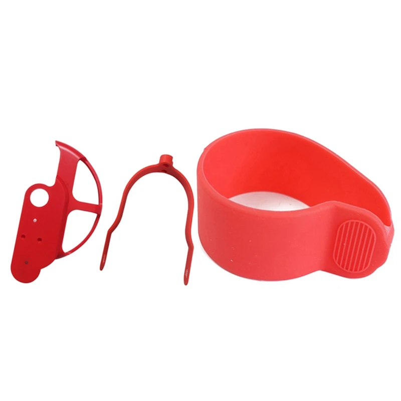 Brake Disc Guard Fenders Mudguard Bracket For Xiaomi M365 Pro/1S Red & Scooter Thumb Throttle Accelerator Silicone Case