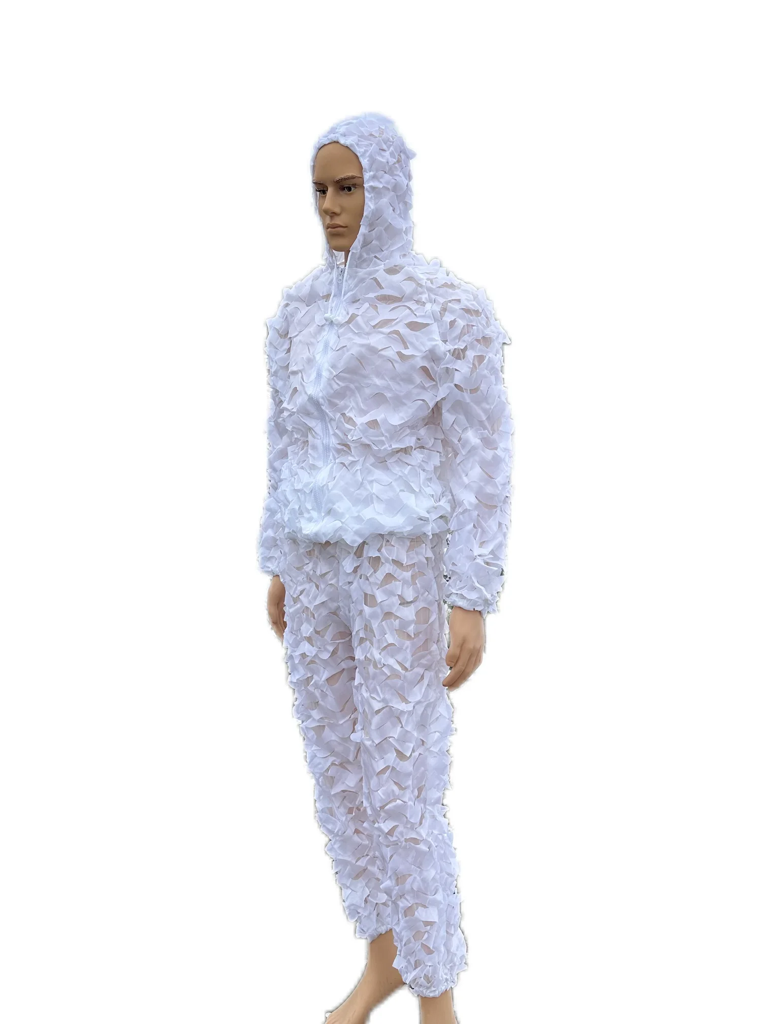 Snow Mesh Camouflage Suit Camouflage Suit Jungle Camouflage Pure White Camouflage Suit Ghillie Suit