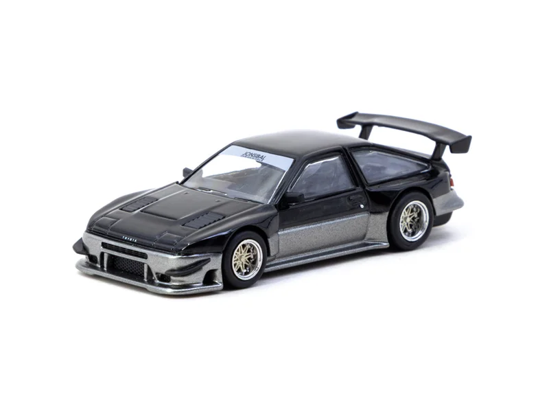 Tarmac Works 1:64 Sprinter Trueno AE86 Widebody أسود رمادي 2025 مجموعة نماذج سيارة مصبوبة مصغرة