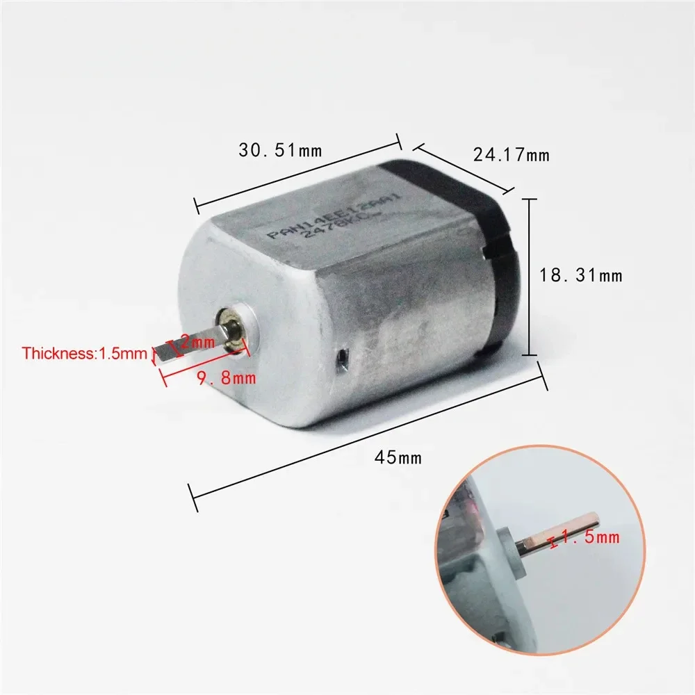 PAN14EE12AA1 DC 12V Car Electric Door Lock Motor for Toyota PREVIA ALPHARD 12850RPM MOTOR