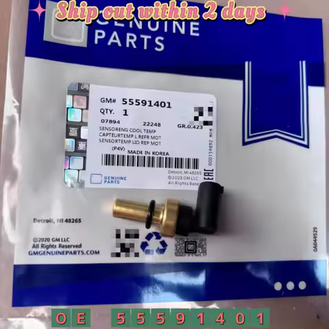 Car Engine Coolant Temperature Sensor For GM Chevrolet Cadillac Cruze Encore Astra Sonic Trax 55591401