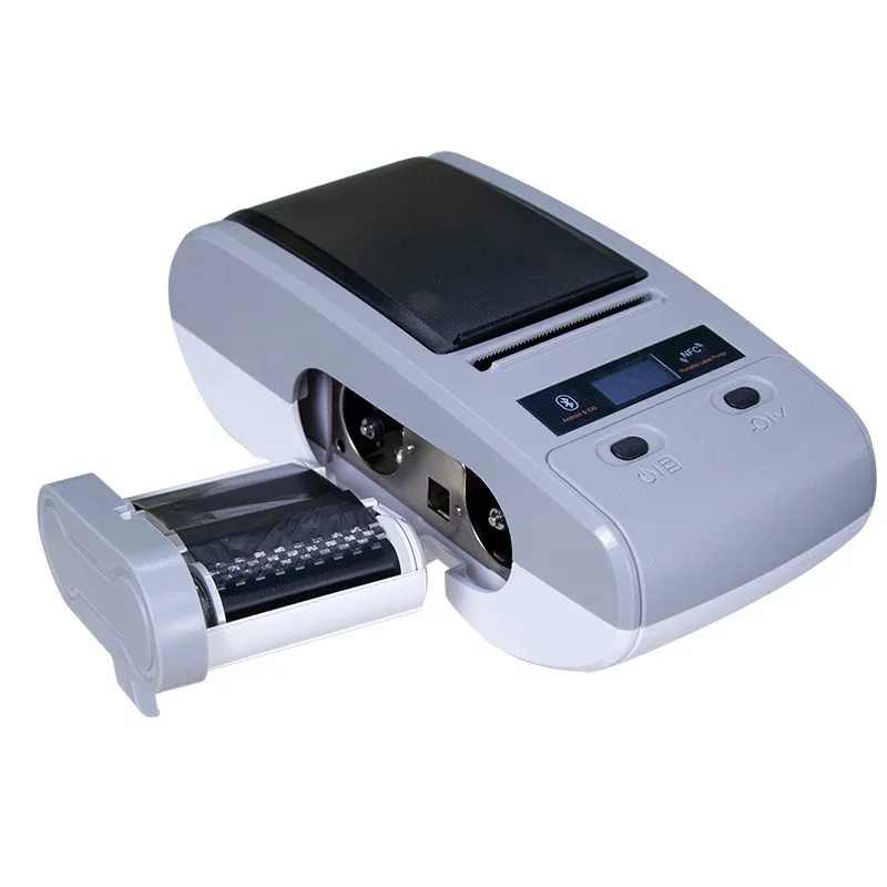 58mm Thermal Transfer Label Printer with Free Edit App for Customized PET Label Sticker Printing Industrial Use Label Printer