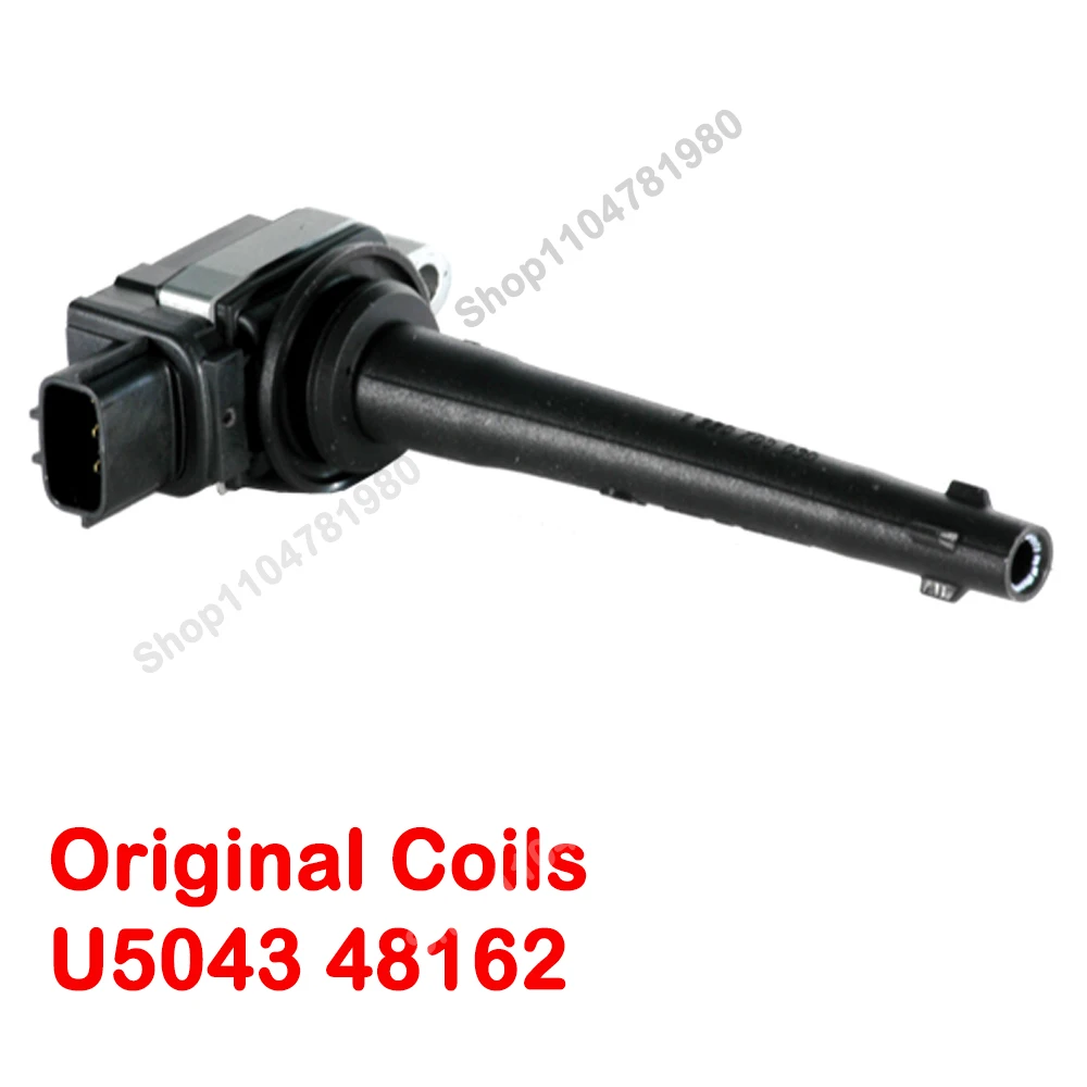 

U5043 48162 Ignition Coil 22448-ED800 for Nissan MICRA K12 NOTE E11 QASHQAI J10 SENTRA TIIDA X-TRAIL T31 RENAULT CLIO LAGUNA