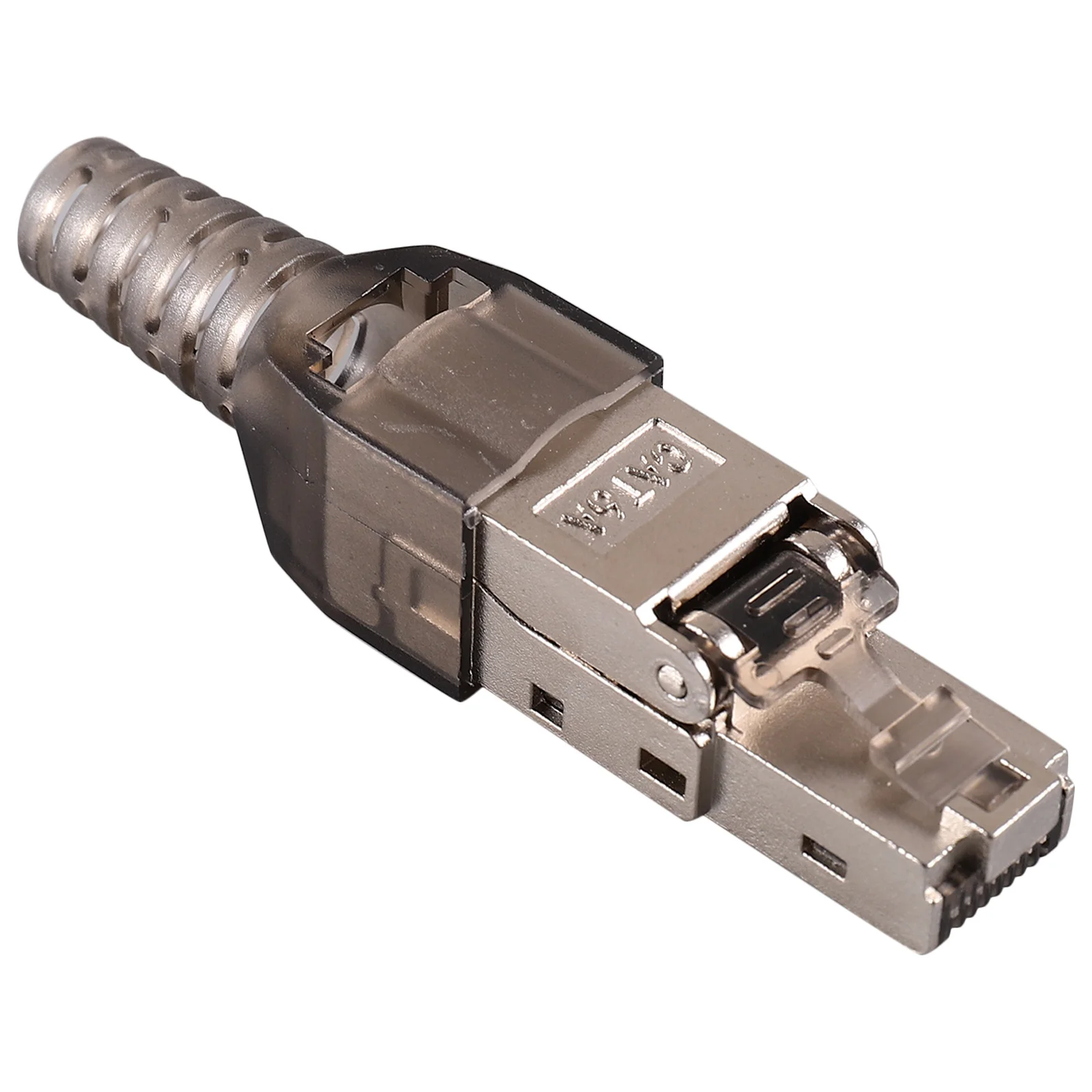 

Cat6A Connector Pass Through Modular Plugs Shielded Ethernet Cable End Crimp External Connector Network Cable Plug
