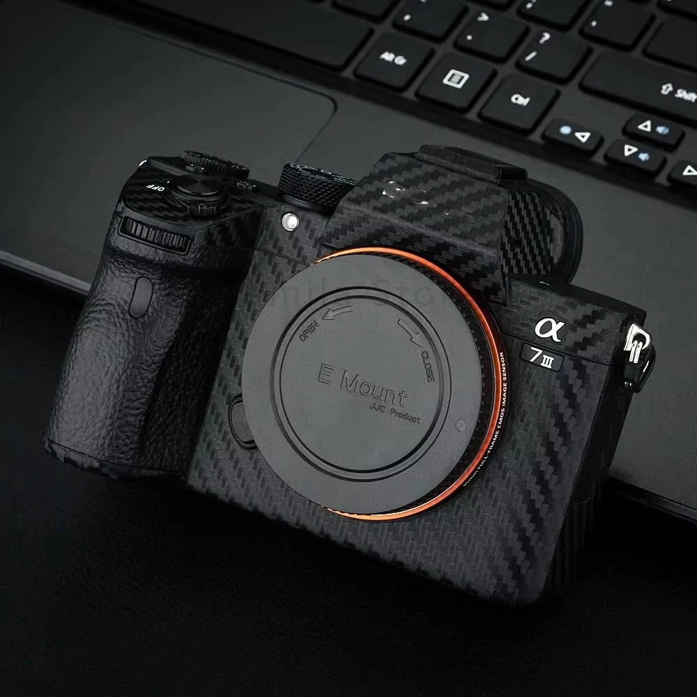 carbon fiber sticker Protective film for SONY A7M3 A7R3 A74 A7M4 A7R4 A7R5 A7M5 camera body skin scratch-proof Cover abrasion