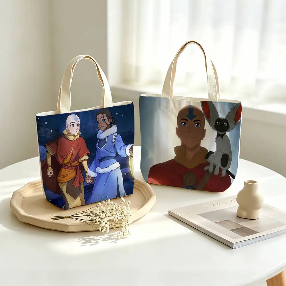Fantasy A-Avatar The Last Airbender  Printed Canvas Tote Bag Shoulder Bag Commuter Mommy Shopping Bag
