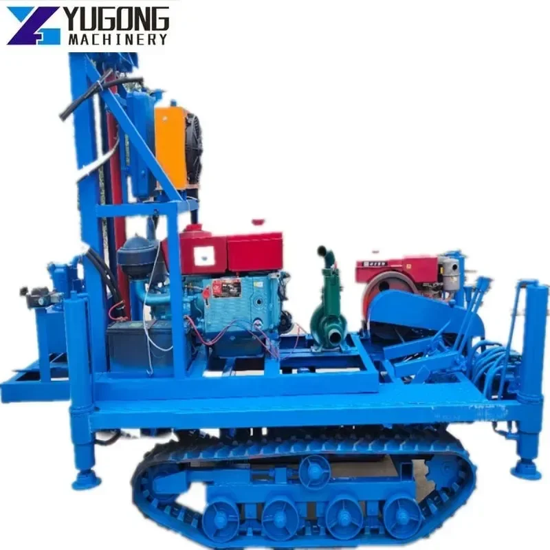 YG  Electric Drive Drilling Rig Machinery 300 Meter Family Using Soil Water Well Drill Rig Full Automatic Drilling Rig Bit