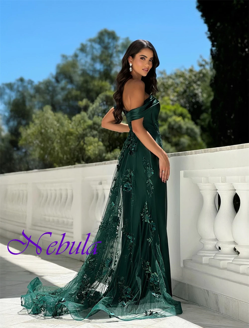 Aangepaste temperament satijnen avondjurk delicate boothals zeemeermin homecoming jurk moderne kralen speciale gelegenheid jassen