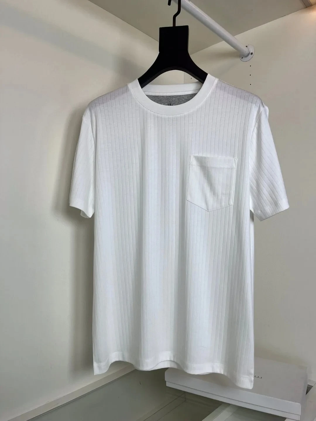 

BC Italian 25ss Mercerized Cotton Crew Neck Pullover Casual Short Sleeve T-Shirt