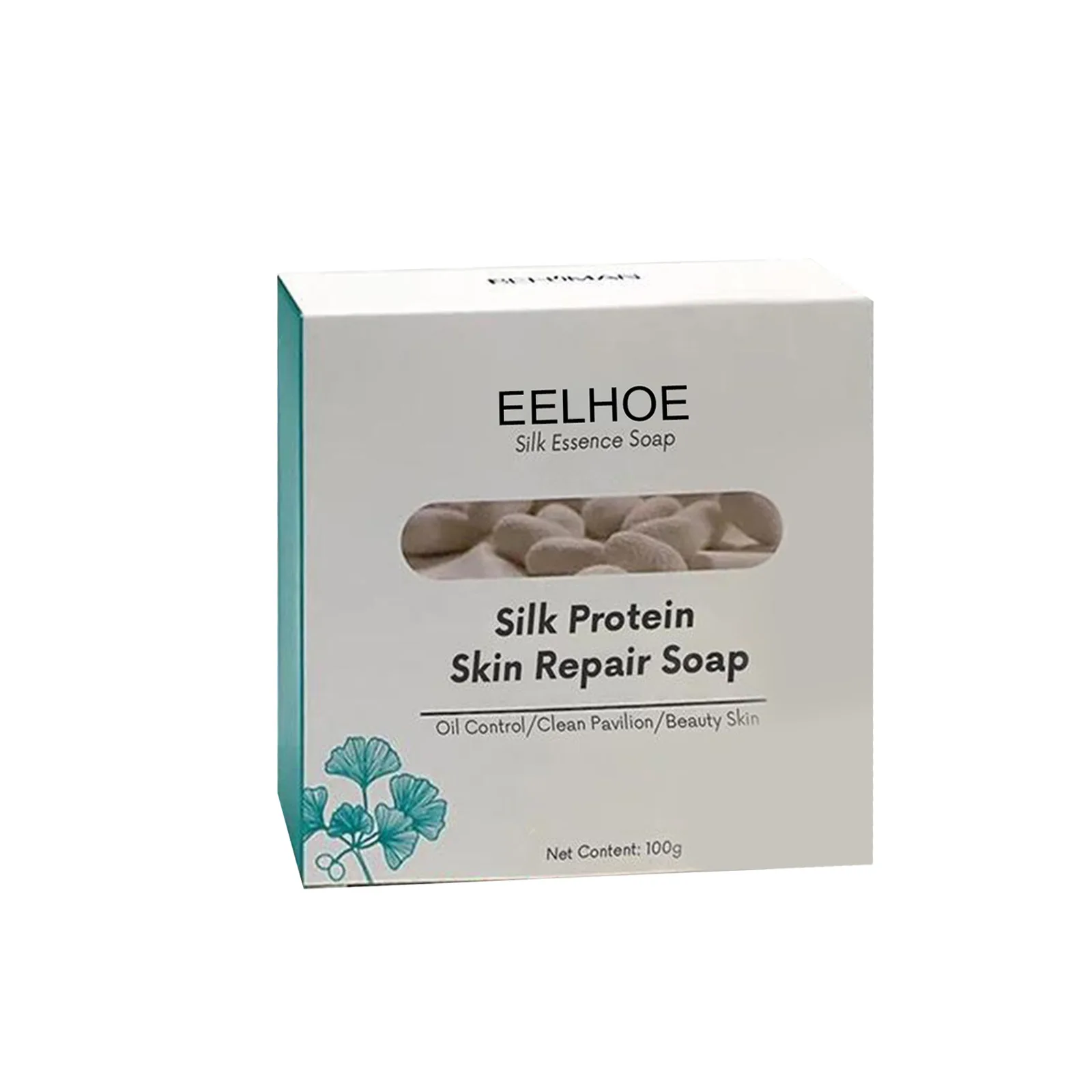 EELHOE Silk Protein Skin Repair Soap Facial Cleaning Soap Remove Mites Blackheads Natural Goat Milk Cleansing Bath Skin Oil 100g