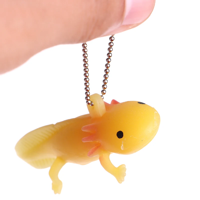 Porte-clés amusant anti-Stress, poisson géant, salamande, jouet à presser, farces, jouets pour filles, cadeaux Gag, 1 pièce