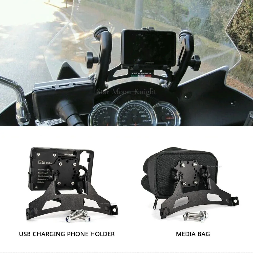 GPS Smart Phone Support For GUZZI NORGE 1200 GT NORGE1200 GT STELVIO NTX 1200 GPS Navigation Bracket Supporter Holder