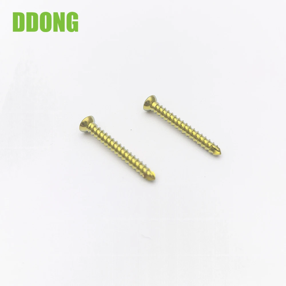 

2.0mm Titanium Self-tapping Cortical Screw,Veterinary Orthopedics Implants,Pet surgical materials，Cat and Dog Medical