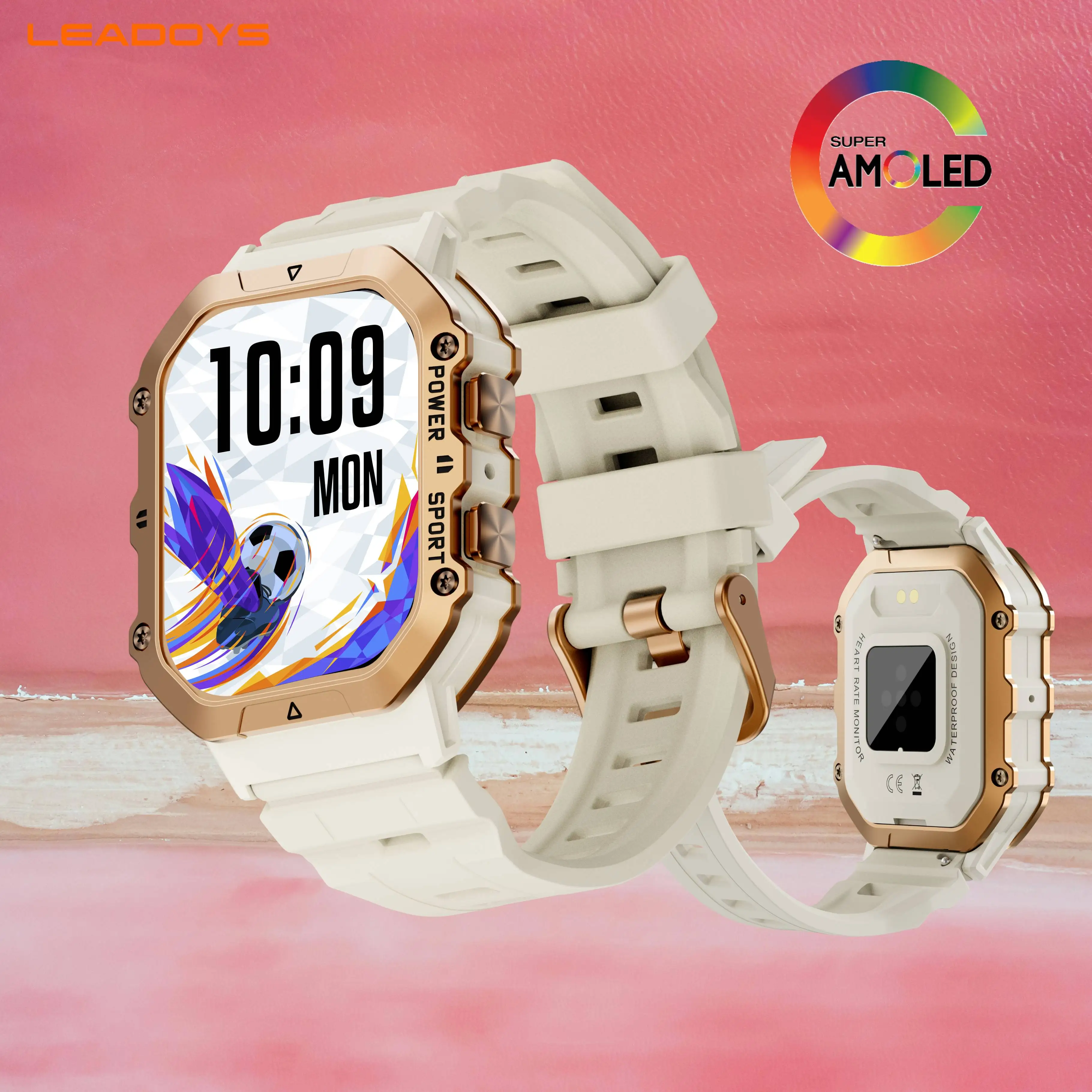 

Women's Smart Watch for Outdoor Sports 10Meter Waterproof 1.65inch AMOLED Screen Women Health Monitor Step Counting BT Call