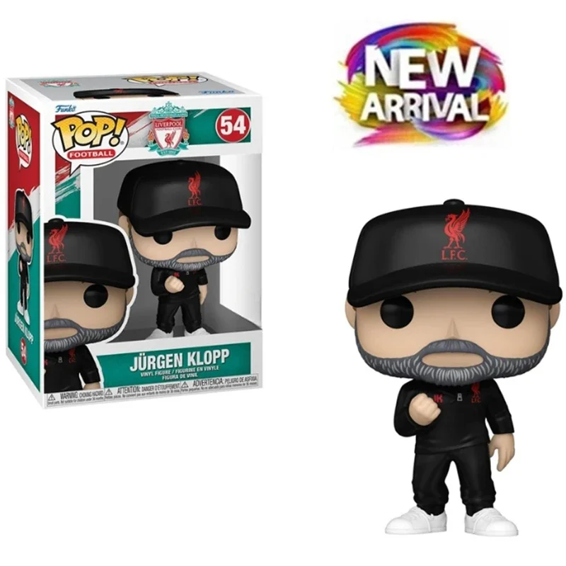 Nuevo Funko Pop! 2026 Estrella del Fútbol del Liverpool, Jurgen Klopp # 54 Figuras de Acción de Vinilo de Coach, Juguetes para Cumpleaños, el Mejor Regalo