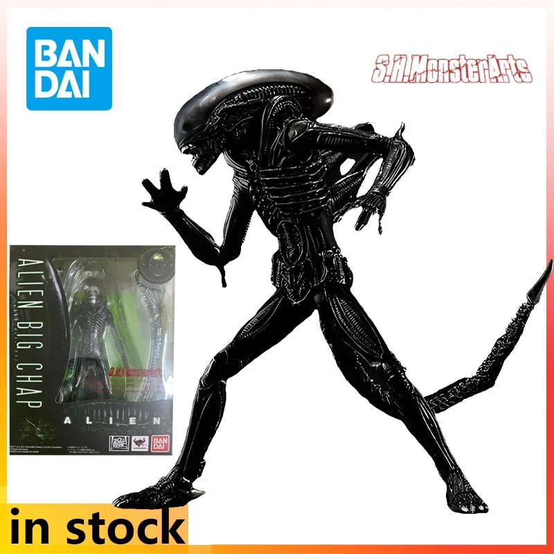 

Bandai Original S. H. MonsterArts Products Are Movable Series Alien Big Chap Anime Action Figure Model Toys Model Gifts for Boys