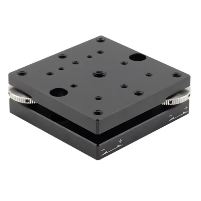 LSD‑BD‑604 MANUAL 2‑AXIS TILT PLATFORM PRECISE FINE TUNING OPTICAL DISPLACEMENT SLIDE FOR LINE ROTATION ADJUSTMENT