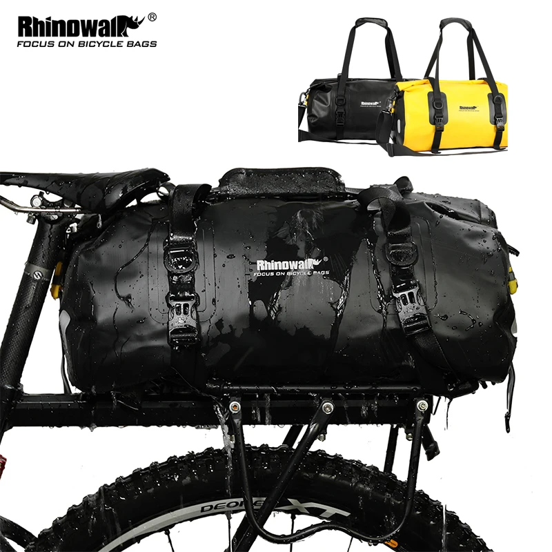 

Bicycle travel bag waterproof shelf bag 20L Hiking camp RHINOWALK bag