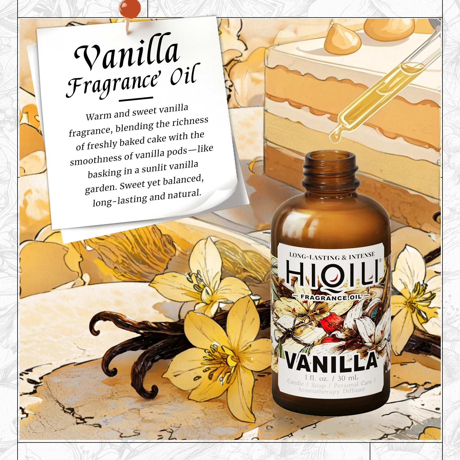 HIQILI New 30ml Fragrance Oil, - огляд і ціна Soap Making Fragrance