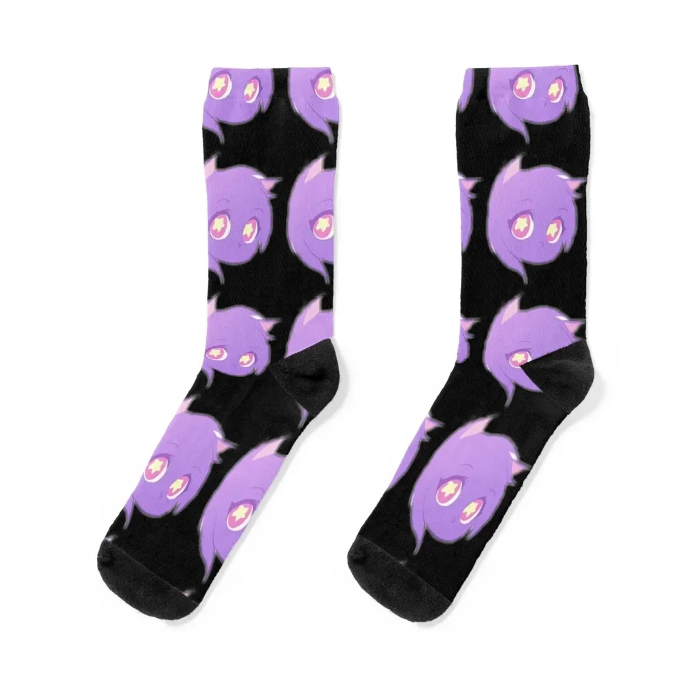 cute aphmau cat Socks soccer anti-slip Men's cotton new year Socks Men Women's
