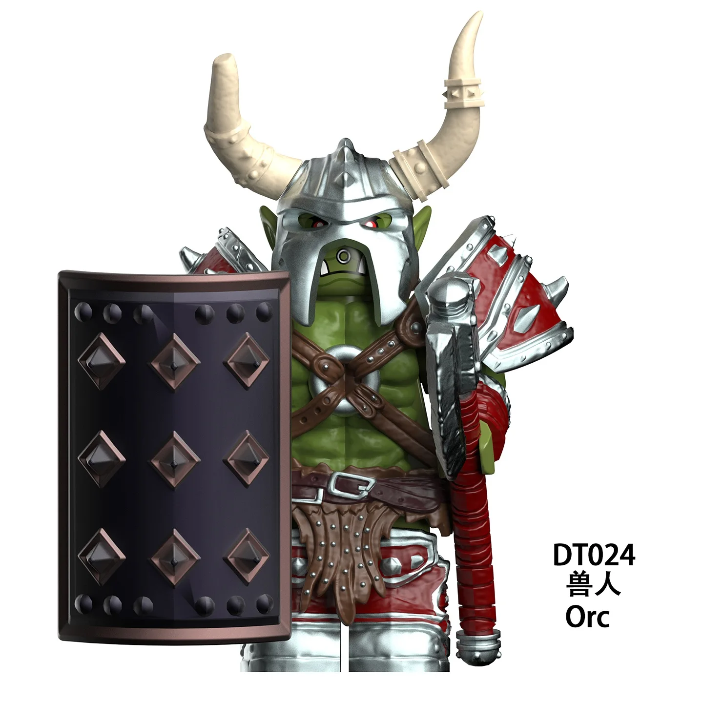 

New Goblin King Set Building Blocks Arthas Uruk-hai Ork Orc Mini Action Figure Toys