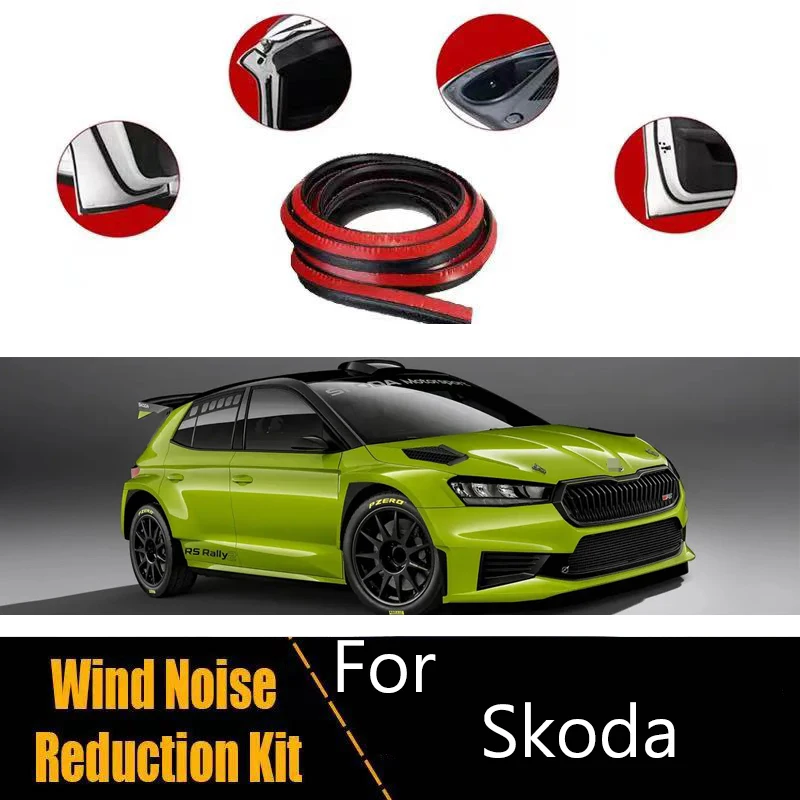 แถบกันเสียงสำหรับ Skoda citigo Fabia Felicia karoq การ roomster แบบเร็วชุดออคตาเวียแถบปิดผนึกรถยนต์